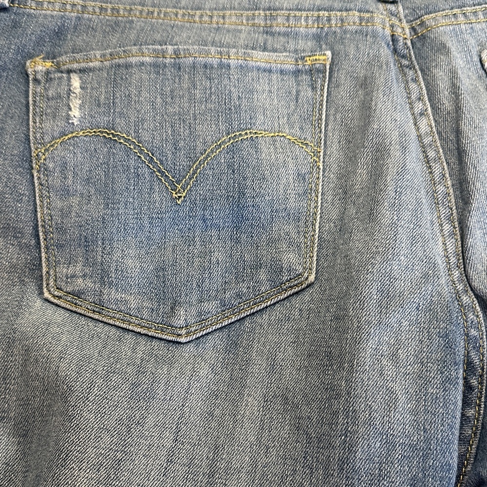 Levi's Women's Blue Jeans size 14 Demi curve classic straight leg - Picture 6 of 11